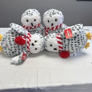 Lot Of 4 2025 Petsmart Dog Toy Stuffed Wonder Owl Squeaky Chew Plush‎ 11" New